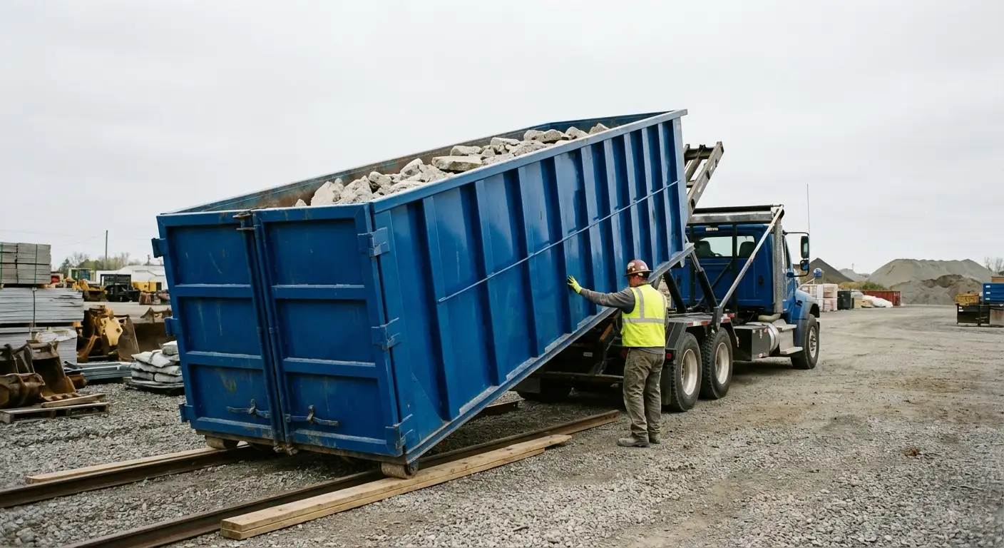 Heavy duty concrete dumpster specifications in Brooklyn Park, MN