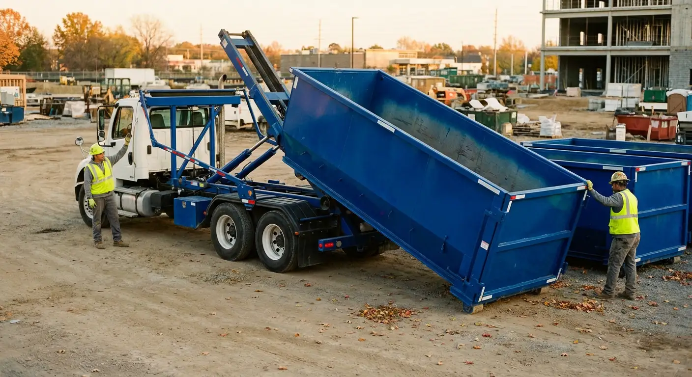 Industrial waste management site in Brooklyn Park, MN