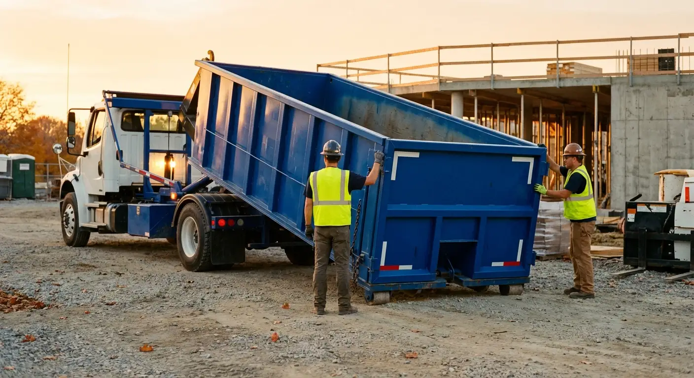 Commercial dumpster rental delivery in Brooklyn Park, MN