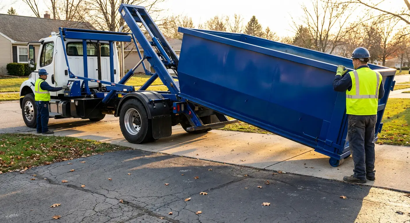 Roll-off dumpster rental service in Brooklyn Park, MN